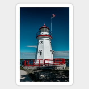 Cheboygan Crib Light Lake Huron Michigan Sticker